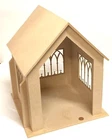 Dolls House Church Wooden Flatpack Altar Kit 1:12 Scale Miniature Display tumdee