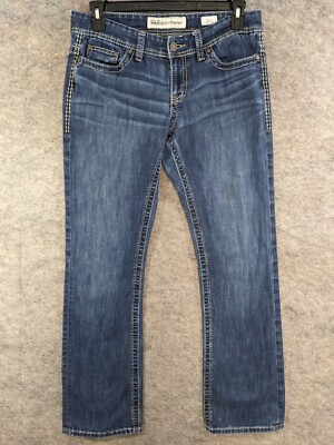 Buckle BKE Jeans Womens 20 X 33 Blue Stretch Denim Peyton Mid Rise Straight