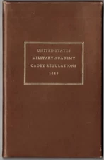 United States Military Academy Cadet Regulations 1829 Pamphlet beautifully bound