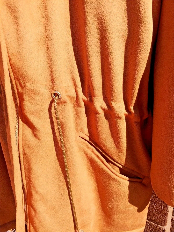 VINTAGE Damselle Womens Large Snow Jacket Winter Fur Coat Thermolite Hooded - Image 4 of 4