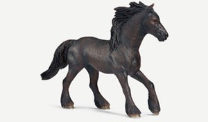 schleich white friesian