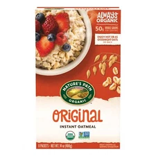 	6-Pack Natures Path Organic Original Instant Oatmeal Non-GMO 8-Packets/Pack	
