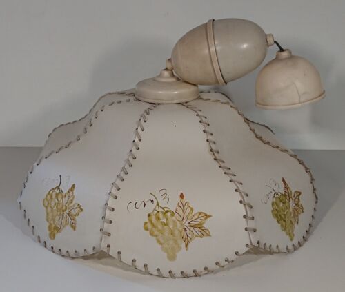 Ancienne Lampe Luminaire Lampe de Cuisine Salon Plafond Vigne en Plastique - Afbeelding 1 van 12