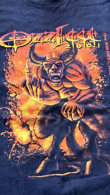 00s Slayer ロンt 2002 beast feast シングルステッチ Original OZZFEST 2001 Monowise Hanes Size XL T-Shirt Sabbath