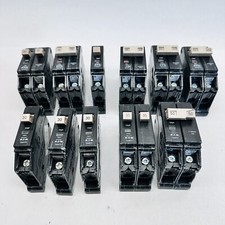  LOT OF 11 EATON CIRCUIT BREAKER