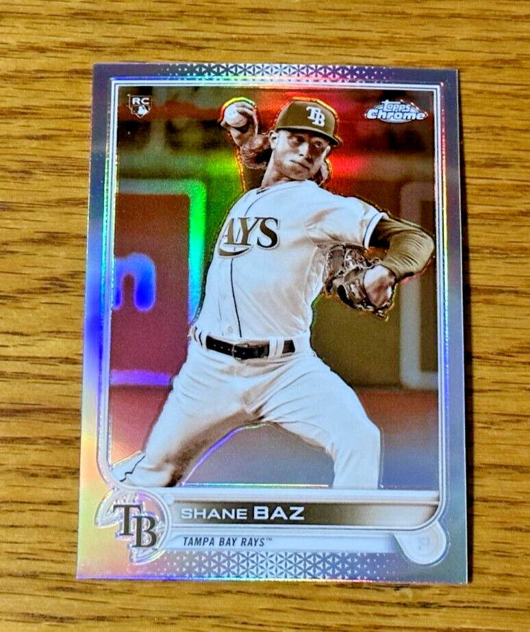 SHANE BAZ 2022 Topps Chrome #201 Rookie RC Sepia Refractor