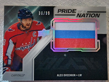 ALEX OVECHKIN 2019/20 UPPER DECK BLACK PRIDE OF A NATION PATCH PN-AO 30/99