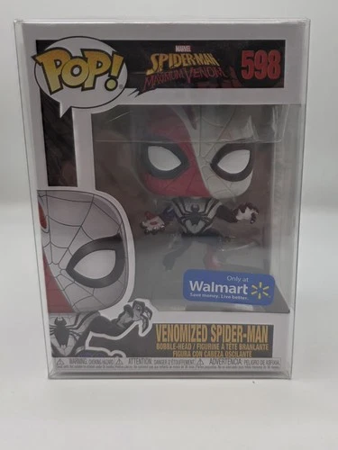 Funko Pop! Marvel Venomized Spider-Man -#598  (Walmart Exclusive) Protector