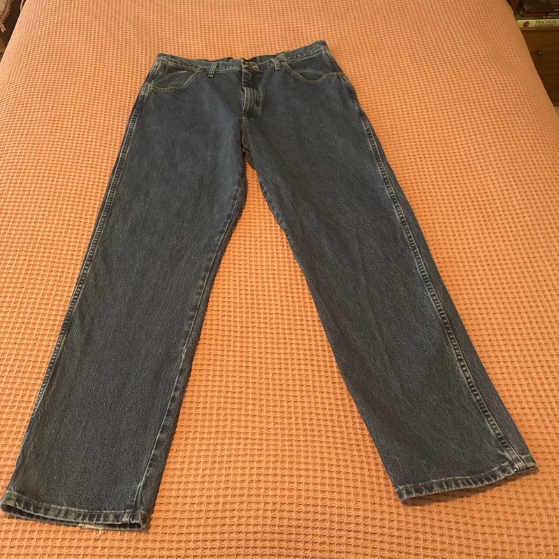 Wrangler George Strait Collection Men’s Cowboy Cut Jeans 38 x 32 Blue