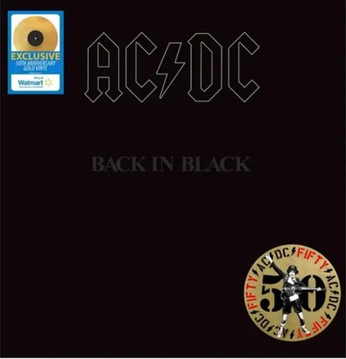 LP AC/DC Back In Black GOLD SPECIAL 50TH ANNIVERSARY ED NEW OVP Columbia