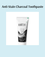 Dente91 Anti-Stain Charcoal Toothpaste for Stain Removal Teeth Whitening, 70gm