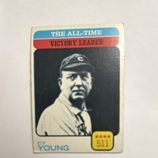 1973 T.C.G. Topps - Cy Young The All-Time Victory Leader #511 Guardians