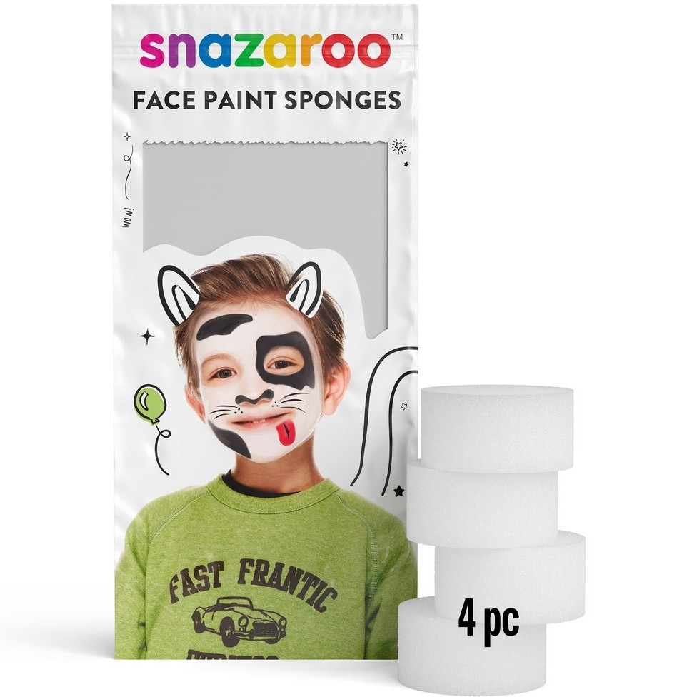 Snazaroo High Density Sponges Set Of 4