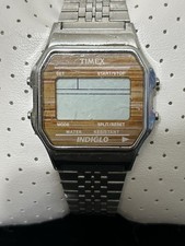 Vintage Timex Indiglo WR30 Men's Digital Watch 555 (Needs Battery)