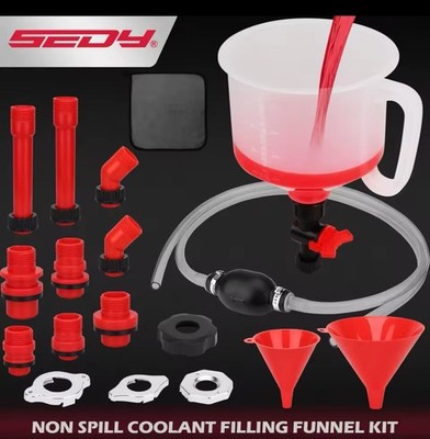 SEDY Kühlmittel Trichter Set   Profi Kühlsystem Befüllhilfe + Siphonpumpe |...