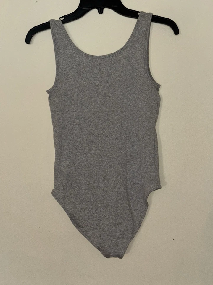 Body para mujer GAP gris jaspeado XS sin mangas Foto 4 de 4