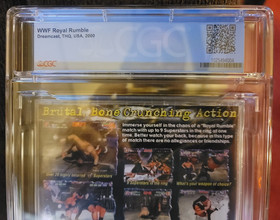 NEW Sealed GRADED CGC 9.9 A+ WWE WWF Royal Rumble (Sega DreamCast, 2000)