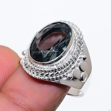Alexandrite Gemstone 925 Sterling Silver Jewelry All Size Ring For Gift