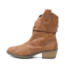 Rieker Damen Stiefel Braun Synthetik Knöchelhoch Cowboy- & Westernstiefel EU 39