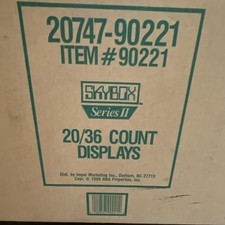 SkyBox Series II NBA 1990-91 Factory Sealed Case Basketball Cards MPN 90221