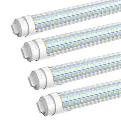 8FT Led Tube Light Bulbs T8 Triple Row 90W 8 Foot Led Shop Lights R17D HO F96T12