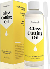 Glass Cutting Oil, Suitable for All Glass Cutting Tools, 4 Ounces Glass Cutter O