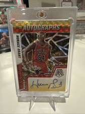 2021 Panini Mosaic Autograph Horace Grant Red/Gold Auto NBA