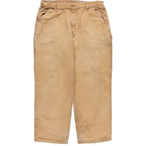 Carhartt Loose Original Fit Duck Painter Pants, Men's, W32 equivalent cotton Beige type Vintage Second Hand