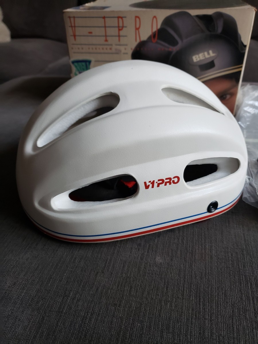 Vintage Bell Bike Helmet V1 Pro 1980s Bicycle White Complete! Size S/M EXCELLENT | eBay Vintage Bell Bike Helmet V1 Pro 1980s Bicycle White Complete! Size S/M EXCELLENT | eBay
