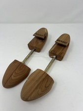 Brown Cedar Wood Shoe Tree women  s Medium Adjustable Form