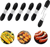 Maiskolbenhalter Edelstahl 12 StüCk Rostfrei Bbq KüChe SpießE Pick Forks