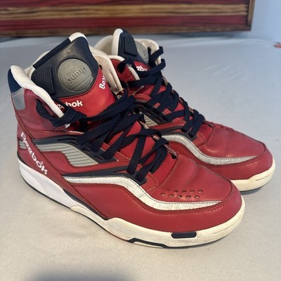Vintage Reebok Twilight Zone Pump Red Mens  Size 10.5