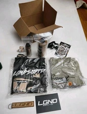 LGND Supply Co Mens Bundle 2 Tshirts XXL Air Freshener Detail Spray 2 Stickers