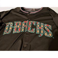 Arizona Diamondbacks D-Backs Baseball Jersey Black Gila River Promotion Mens XL