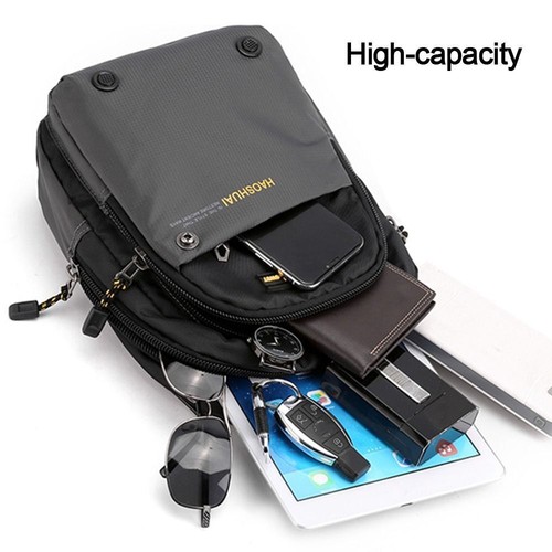 Men's Lightweight Daypack - Small Fashion Rucksack, Travel Crossbody Backpack - Picture 11 of 16