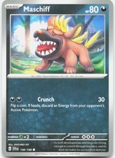 Maschiff 136/198 Common Scarlet & Violet Pokemon Near Mint
