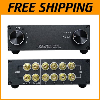 Audio Source Selector Splitter Box