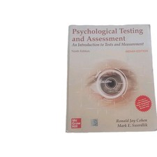 Psychological Testing and Assessment  9th INT...