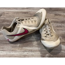 Nike Men's Zoom Rival Multi DC8749-101 White Lace-Up Track Spikes Size 8.5