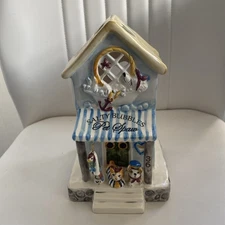*Heather Goldminc* Blue Sky Clayworks "Salty Bubbles" Pet Spaw Tealight Holder