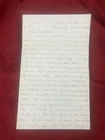 1863 Civil War Letter Mentioning Gettysburg & Antietam Enlistment 13th Mass.