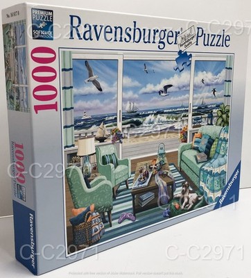Ravensburger 'Beachfront Getaway' 1000 Piece Jigsaw Puzzle - Like Store Bought!