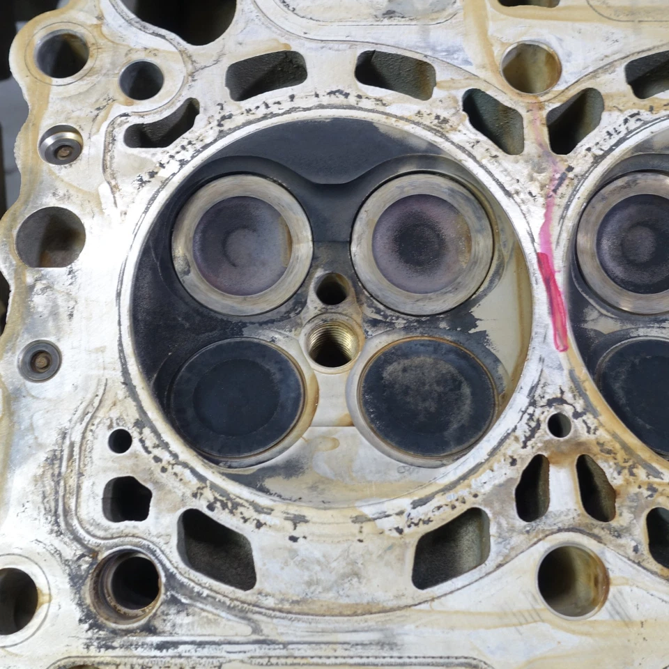 2011-2015 BMW N55 3.0L Turbo Engine Cylinder Head with Valves 6-Cyl Factory OEM - Image 3 of 4