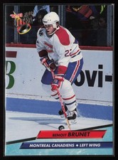 1992-93 Fleer Ultra #101 Benoit Brunet Montreal Canadiens NM