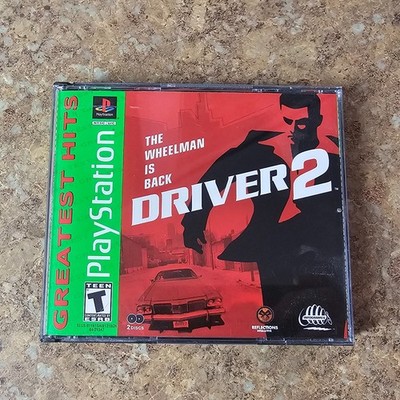 Driver 2: The Wheelman Is Back PS1 (Sony PlayStation 1, 2000) w/ Manual