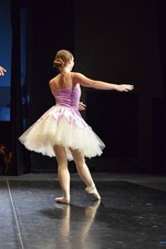 Art Stone Ballet Costume Cream Tulle Bell Tutu Adjustable Size Small Adult 21in