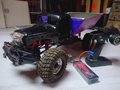 CrossRc PG4A Truck RC Crawler, Karo umbau, brushless Fusion Combo, Winde