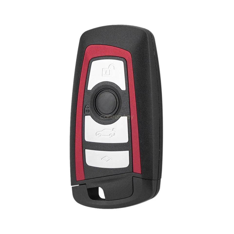 Para BMW F10 F20 F30 F40 1 3 5 Series 2009-2016 Mando a distancia Llavero Carcasa Estuche Rojo 4B Foto 3 de 4