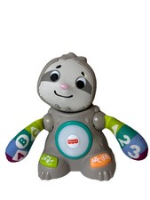 Fisher Price Linkimals Smooth Sloth Songs Sounds Phrases Interactive Toy WORKS