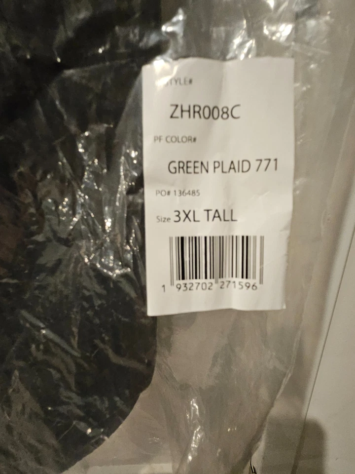 Paul Frederick Wool Blend Green Plaid Car Coat – 3XL Tall NEW w/tags Free Ship - Image 4 of 4